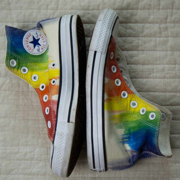 Converse Shoes - CONVERSE Limited Edition Rainbow Hightop Sneakers